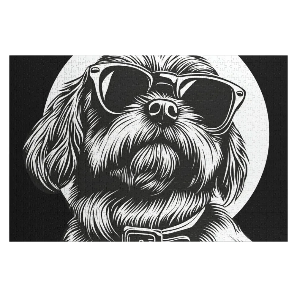 

Cool Shih Tzu Jigsaw Puzzle Novel Toys For Children 2022 Wooden Compositions For Children Wooden Jigsaws For Adults Puzzle