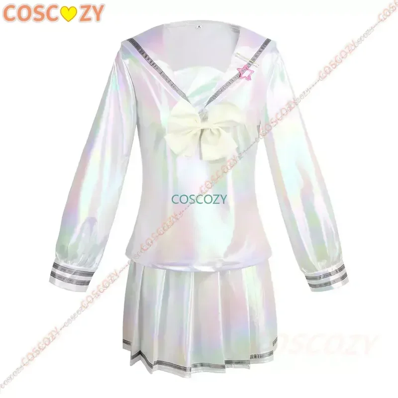 Roupa de menina nova para meninas, fantasia Lolita Cosplay, lindo laser, terno de marinheiro JK, uniforme escolar, Comic Con, roupa para meninas