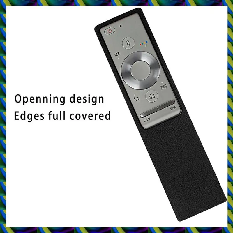 Harian 2X Penutup untuk Samsung QLED TV Bluetooth Remote Control BN59-01272A BN59-01265A BN59-01270A Case Tahan Guncangan Hitam