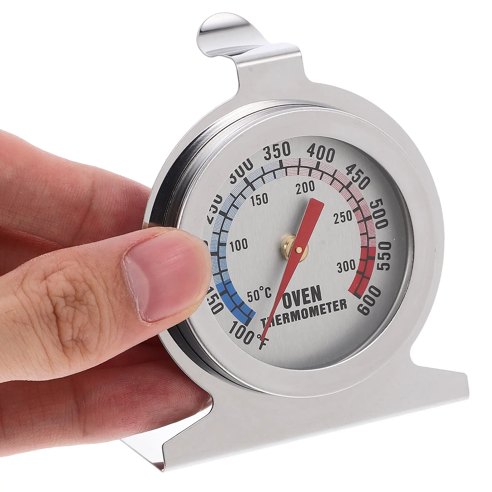 Oven Thermometer Stainless Steel Accurate Temperature Meter for Baking Kitchen Thermometre Grill Barbecue Temperature Tester