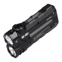 SK05 Flat LED Flashlight Rechargeable EDC Light Combines Floodlight, Spotlight and Sidelight
