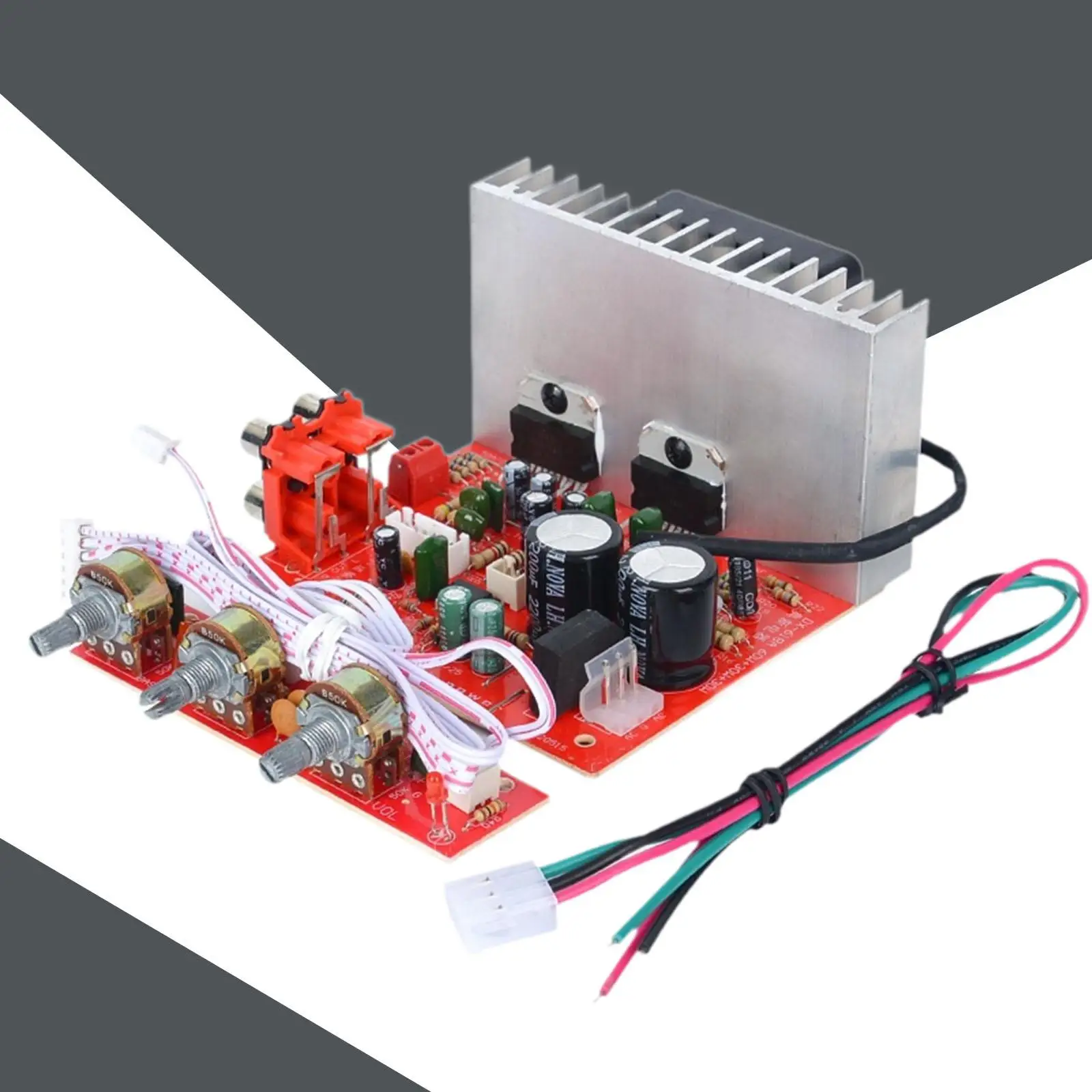 

Power Amplifier Board Wide Input Professional Audio Amp Board 2.1 Channel 60wx3 Subwoofer for Speakers Audio System Home Theater