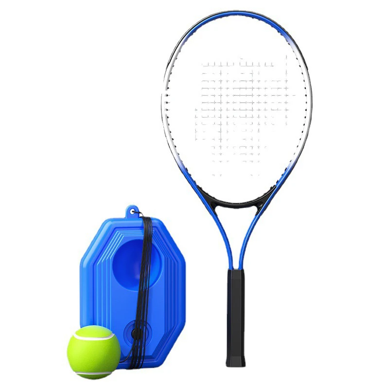 Single Tennis Set Training Tennis Cord Trainer Base Rebound Cord Tennis Trainer colore casuale