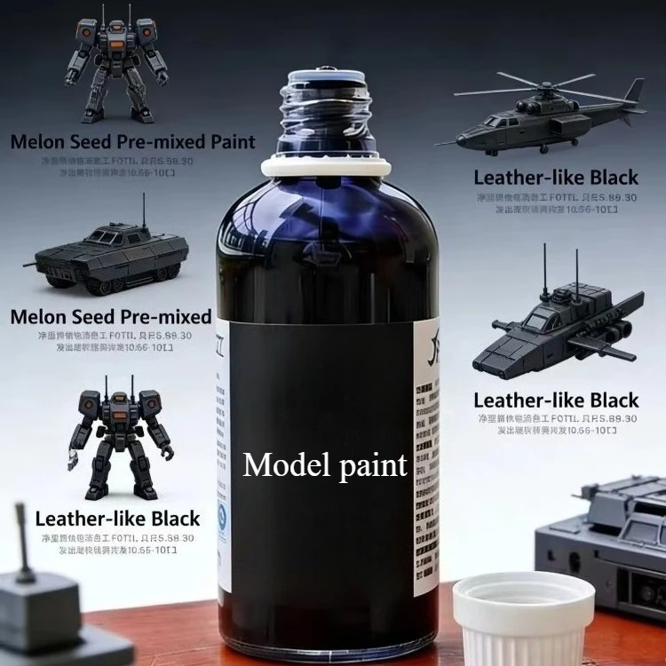 50ml/bottle Electroplated Color DD Series Model Coloring Pre Mixed Paint Mechanical Armor/Model Decorative Paint Coloring