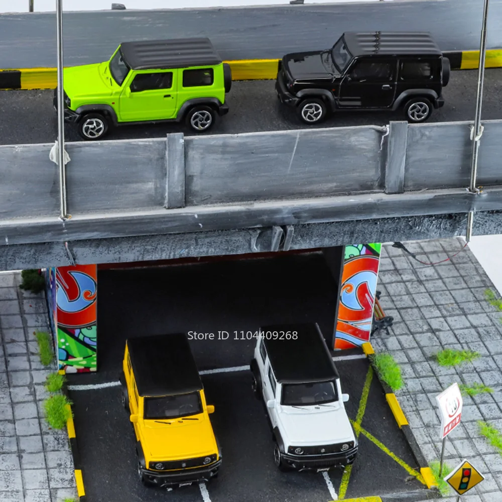 مقياس 1:52 سوزوكي جيمي 2021 نموذج سيارة لعبة سبيكة الجسم أربع عجلات تعليق نماذج السيارات الفاخرة مجموعة هدايا للأولاد