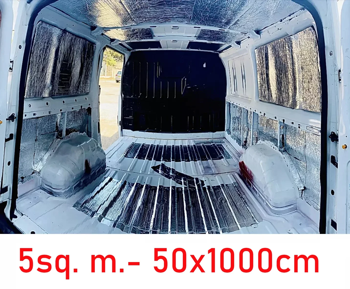 Bubble Foil Thermal Insulation 5 Sqm 5mm For Camper Van Door Panel Vapour Barrier Condensation Block Aluminium Corrosion