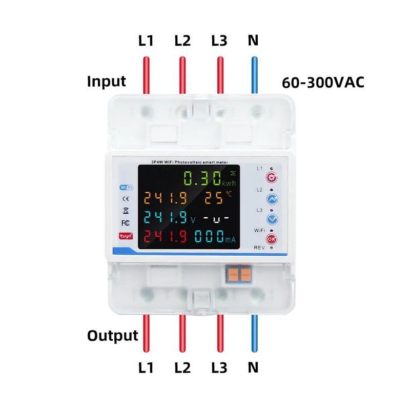 Intelligent two-way energy meter under-voltage protector relay switch limited viewership of device