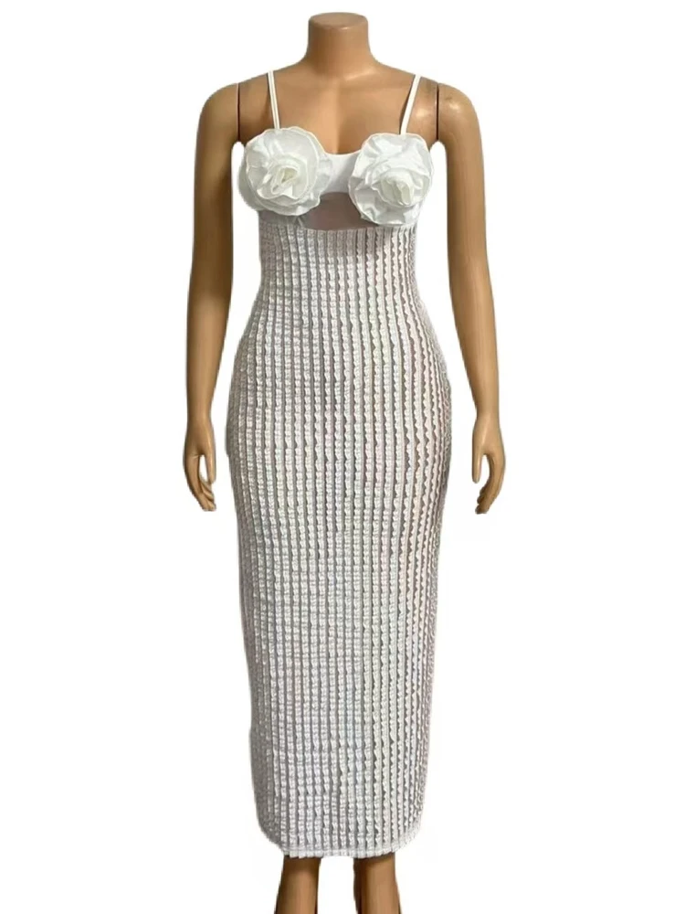 女性のパッチワークアップリケドレス,ノースリーブ,セクシー,ホルター,タイト,ロング,ビーチバケーション,ストレッチ,パーティー,春,夏,2022