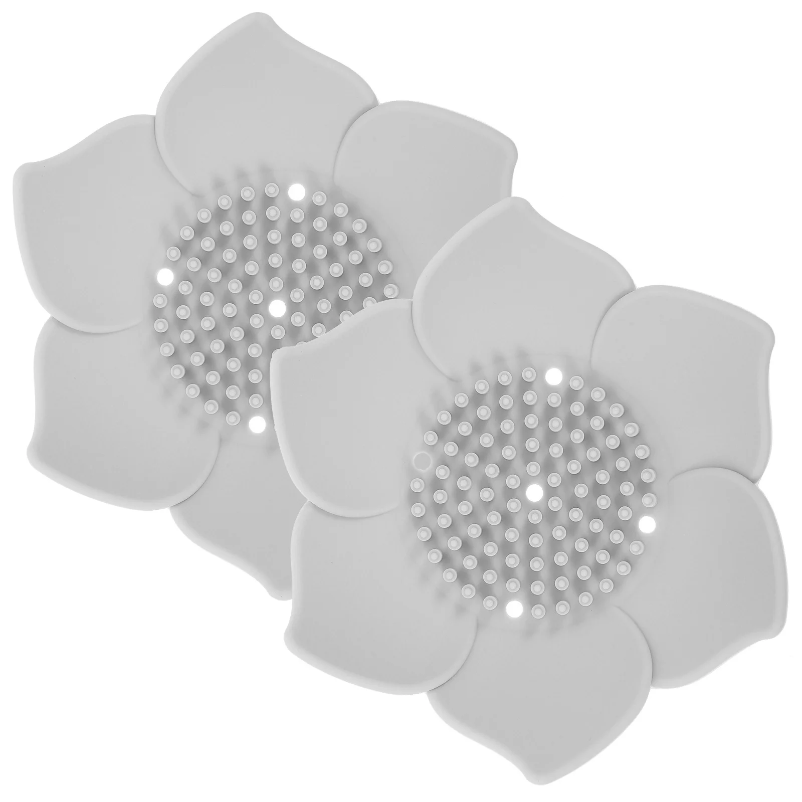 

2Pcs Silicone Soap Dish Holder Flower Design with Function for Bathroom Kitchen Use Silicone Soap Holder