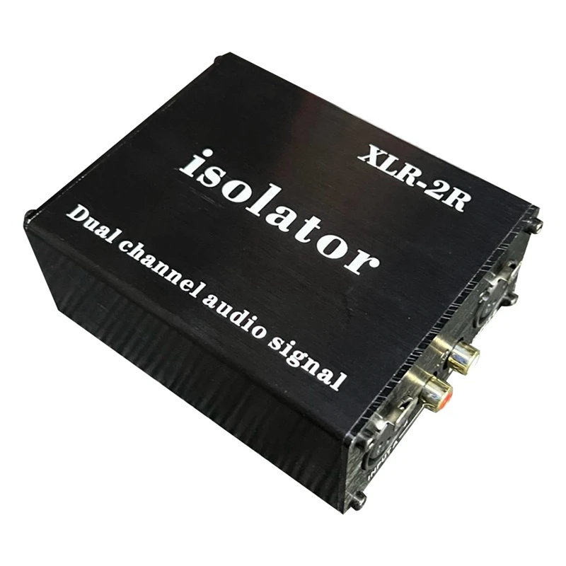 

XLR RCA Noise Reduction Isolator Anti-Interference Transformer Isolator To Eliminate Common Ground Current Sound