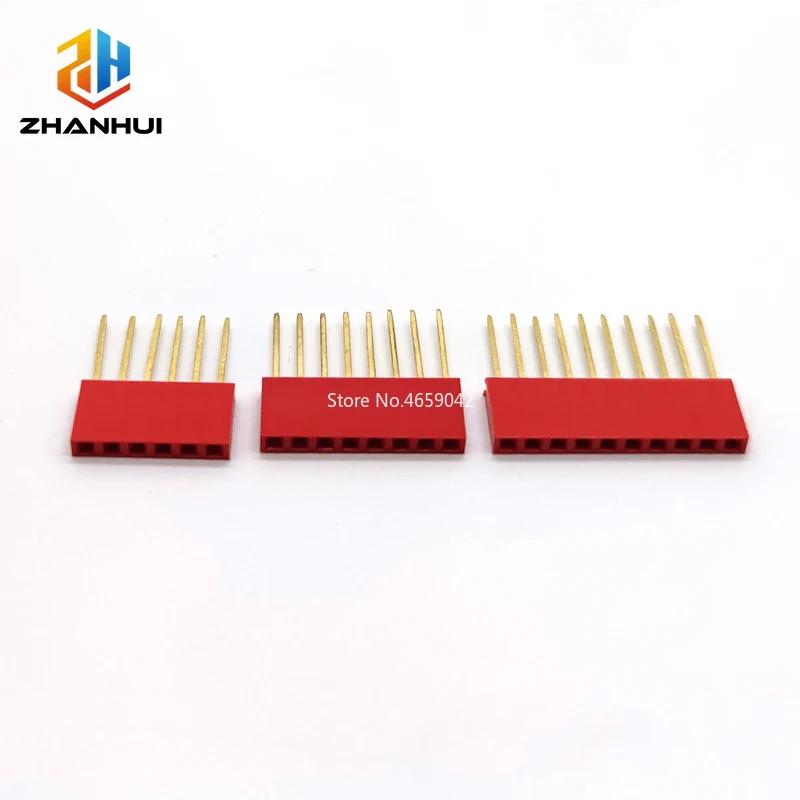 10pcs Long Needle Female Pin Header Strip Connectors