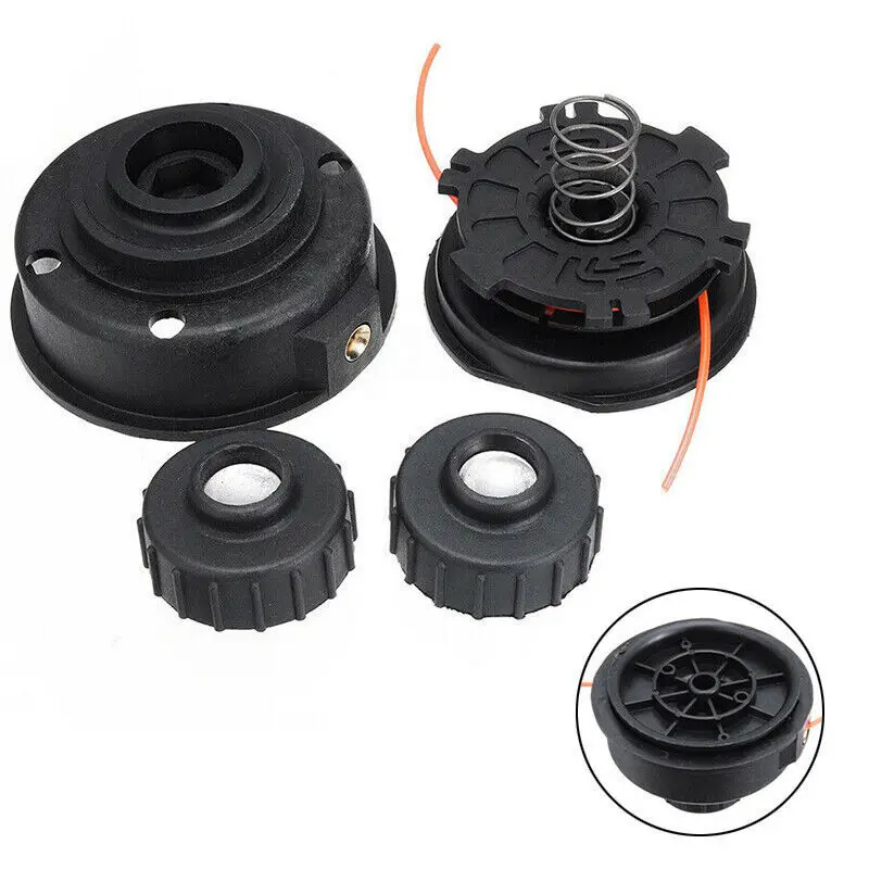 1 Set Double Line Trimmer Head Bump Feed Spool Kit Replacement Repair Parts For RYOBI EXPAND-IT Trimmer Accessories