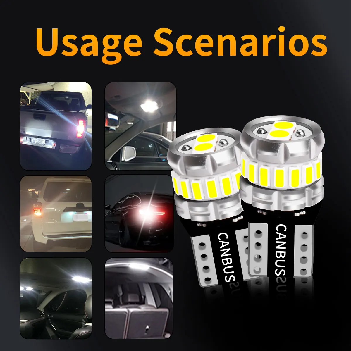 

Супер яркость 2 шт. T10 W5W WY5W 360 градусов 3014 чипов светодиодные автомобильные лампы 12/24 В для автомобилей/грузовиков/мотоциклов бесконечное декодирование