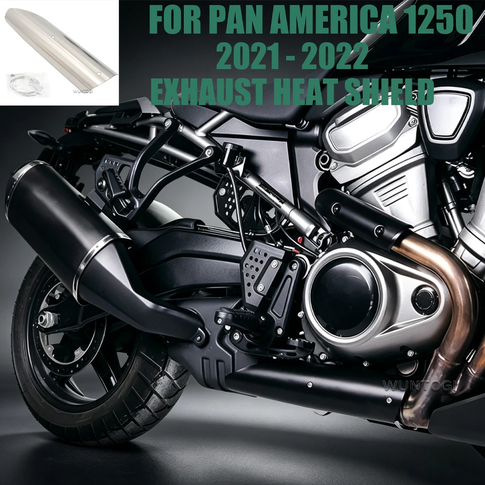 For HARLEY PAN AMERICA 1250 PA1250 PANAMERICA1250 2021 2022 Muffler Heat Shield NEW Motorcycle Exhaust Heat Shield Fit