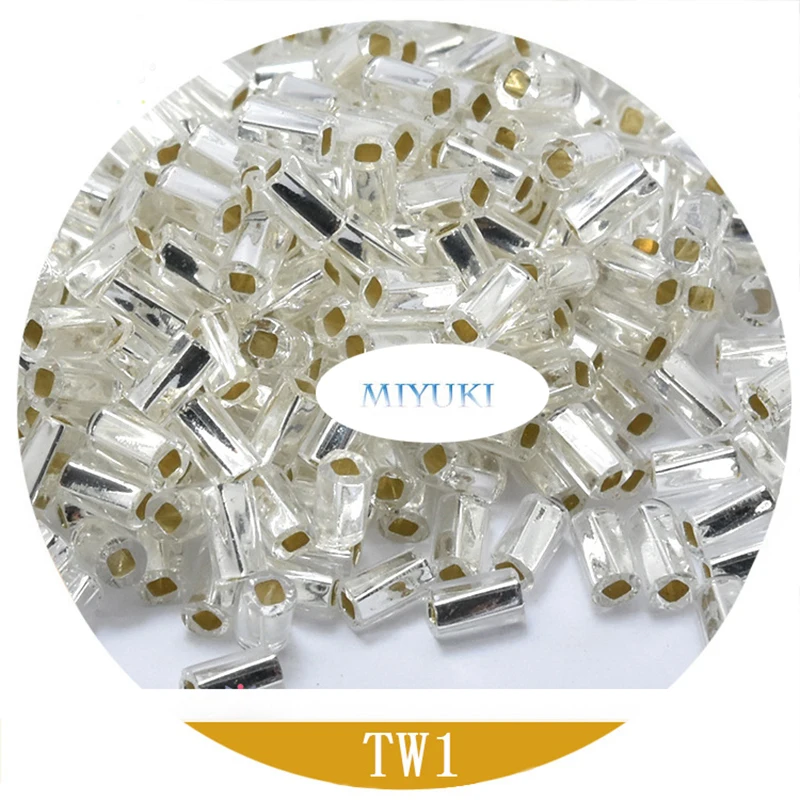 Japanese Imported 3*2mm  Beads Miyuki Twist Bugle Tube Clothing Handmade Accessories Embroidery  Ornament