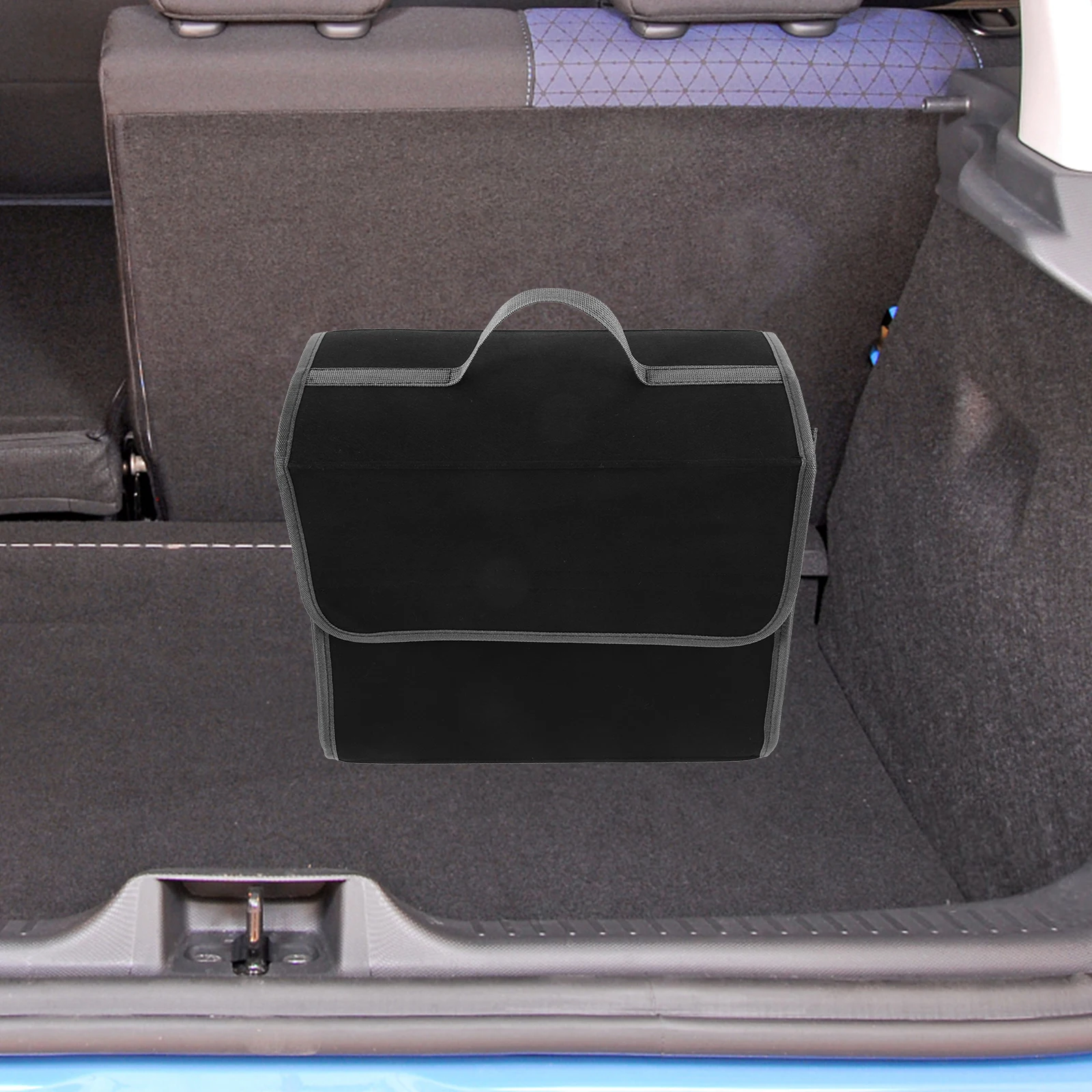 

Storage Box Folding Portable Bin Large Capacity Durable Lightweight Auto Accessories Foldable Bag For Car Storage Convenience