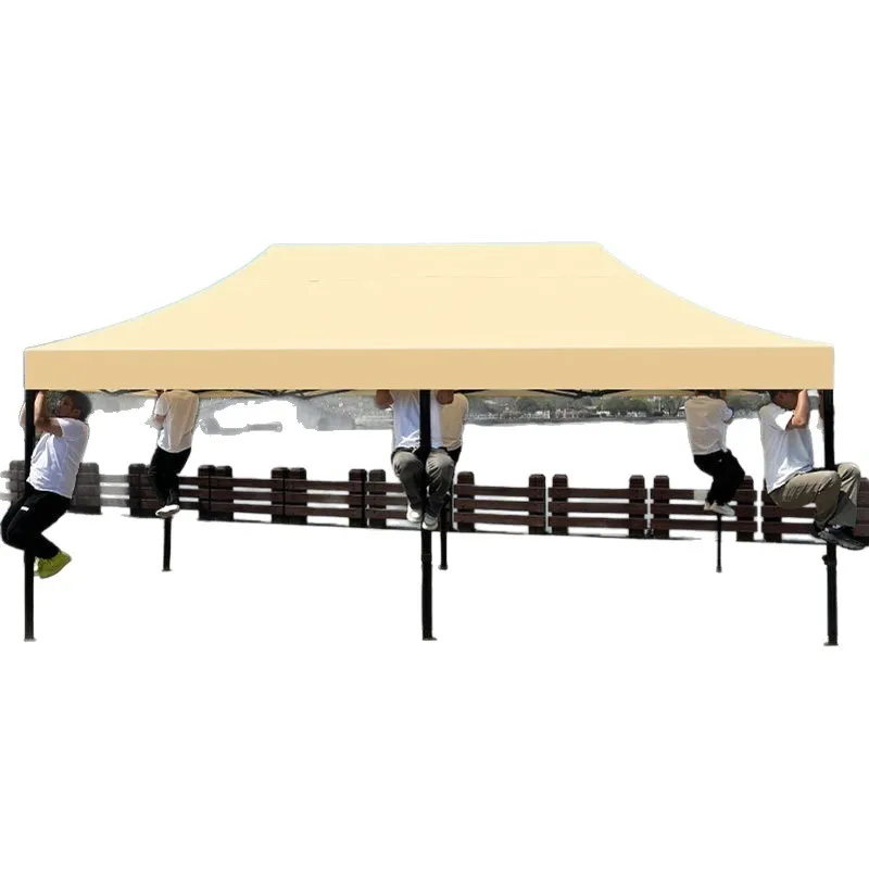 Four-legged stall folding canopy outdoor rainstorm-proof umbrella large awning winter special tent telescopic umbrella