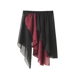 Chiffon Ballet Skirt For Women Short Gymnastics Ballet Practice Skirts Adult Leotard dance skirts ballet Dancing skirts