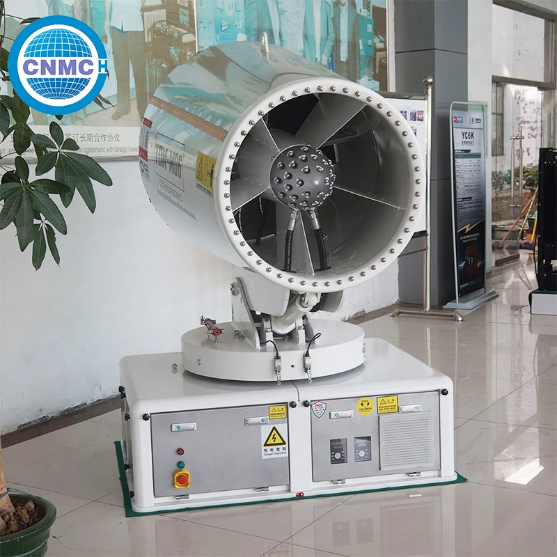 Industrial Dust Suppression Fog Cannon Sprayer Mining and Farm Use 40m Fog Cannon Sprinkler Equipment
