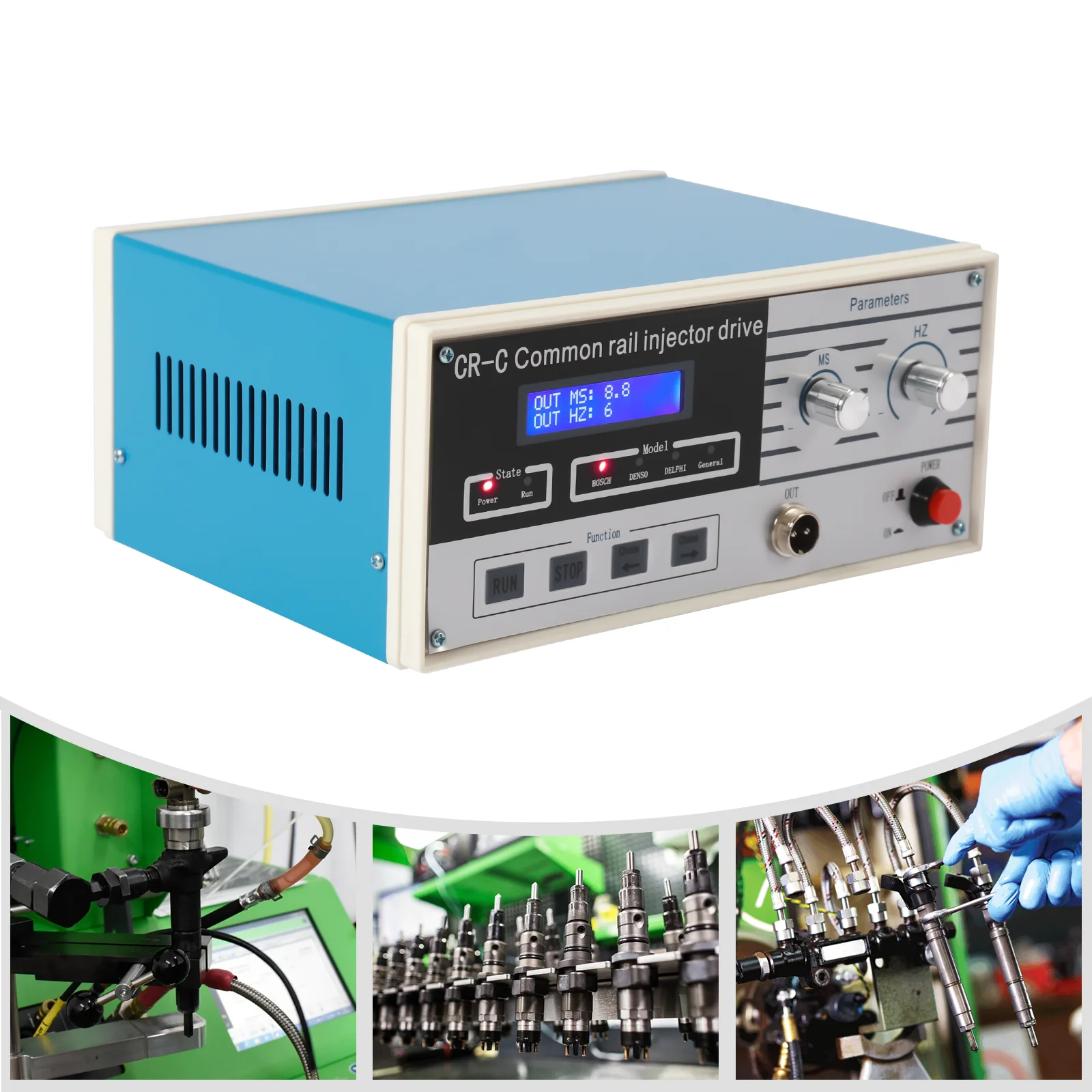 CR-C Common Rail Injector Detector Testing Machine Fuel Injector Tester Injector Tester Too for Bosch/Delphi