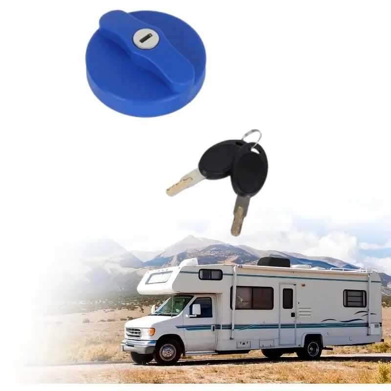 A Set Replacement Water Inlet Filler Cap LOCKING Zadi Lock With 2 Keys  For Bailey Swift Motorhome Caravan Accessories