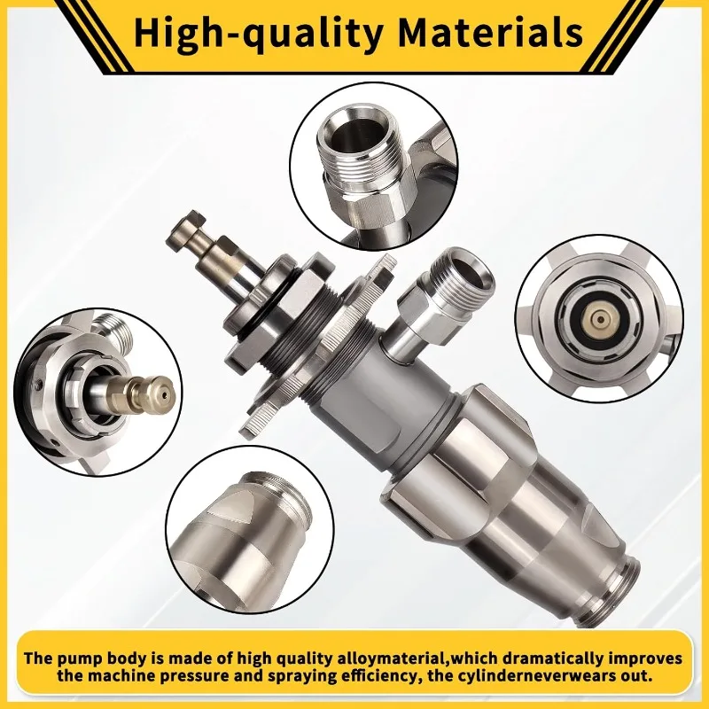 طقم إصلاح مضخة الرش بدون هواء 17c721، أجزاء بخاخ الطلاء PC، متوافقة مع Graco 390 395 490 495 595 Pc Pro Ultra Max Sprayer