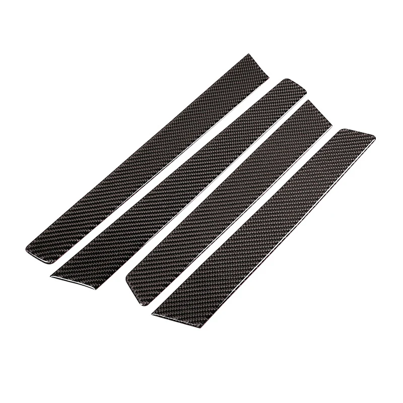 For VW Touareg 2011 2012 2013 2014 2015 2016 2017 2018 Carbon Fiber Car-Styling Interior Window Door Panel Sticker Cover Trim