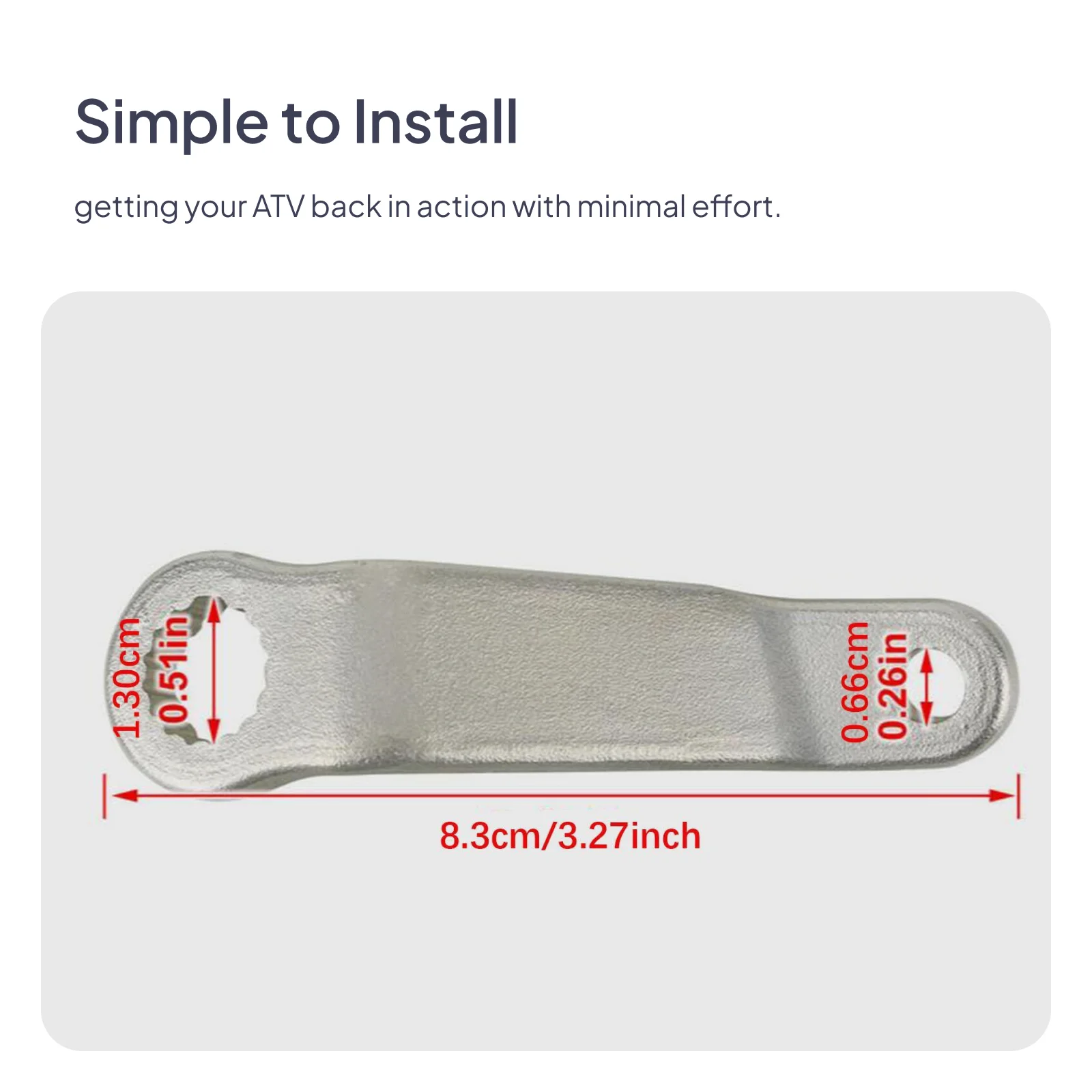 

ATV Bellcrank compatible with Polaris Scrambler 1000 2014-21