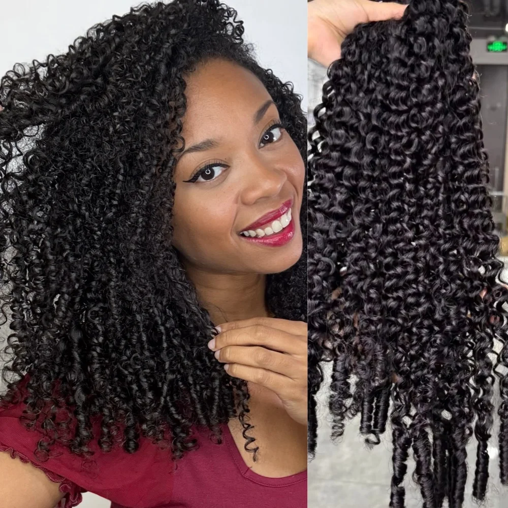 

3C4A Burmese Curly Hair Bundles 100% Virgin Weaving Human Hair Burmese Vietnamese Raw Human Hair Extensions Millionaire Queen