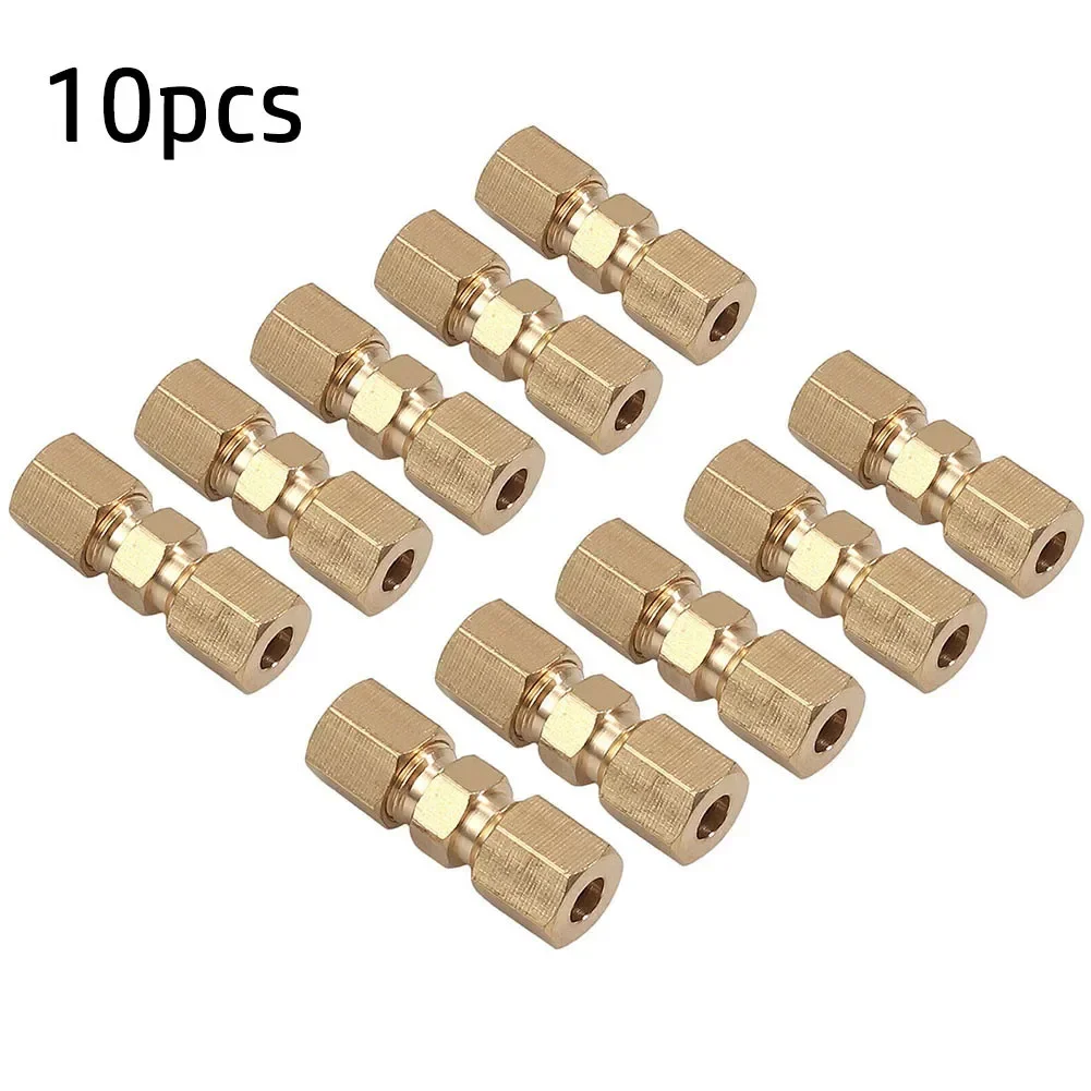 10pcs Universal- Brake Line Connector For Brake Line Without Flaring 4.75mm 3/16 \