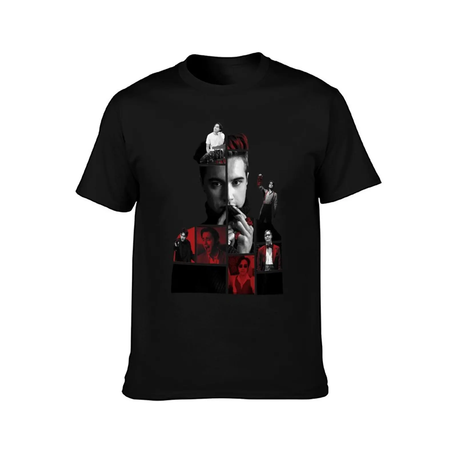 Ryan McCartan T-Shirt, Summer Casual Cotton Tee, Oversized Streetwear Tops, Vintage Graphic Print, Loose Fit Short Sleeve