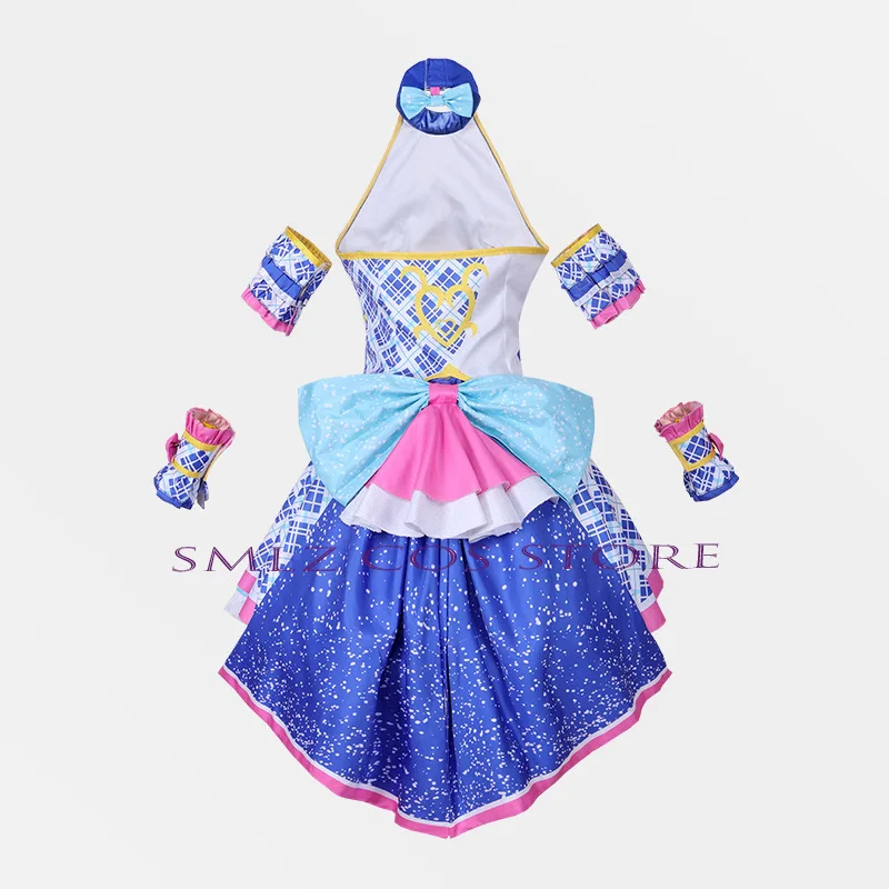 Anime PriParaa Manaka Laala Cosplay Woman Lala Dress Uniform Wig Halloween Party Stage Perform Outfit for Girl