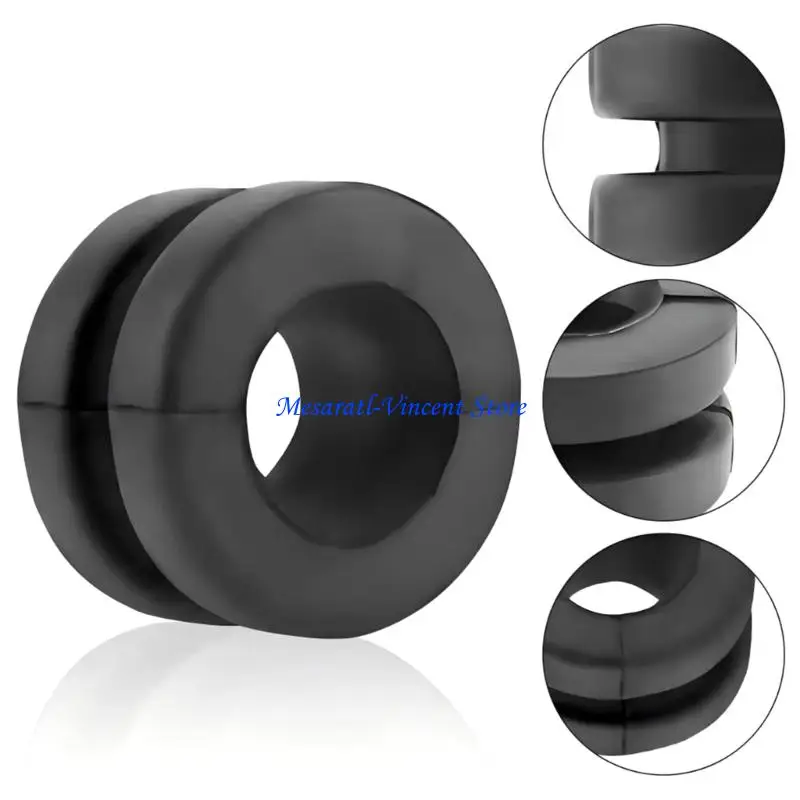 A70F 4Pcs Car Air Filter Housing Rubber Mounting Grommets 9814411880 Buffer Pads