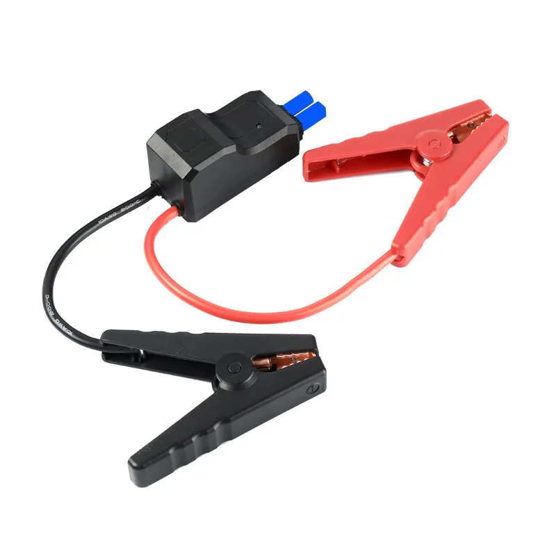 12V Intelligence Clip Car Starter Connector Emergency Jumper Cable Clamp Booster Alligator Clamps Battery Clips For Universal
