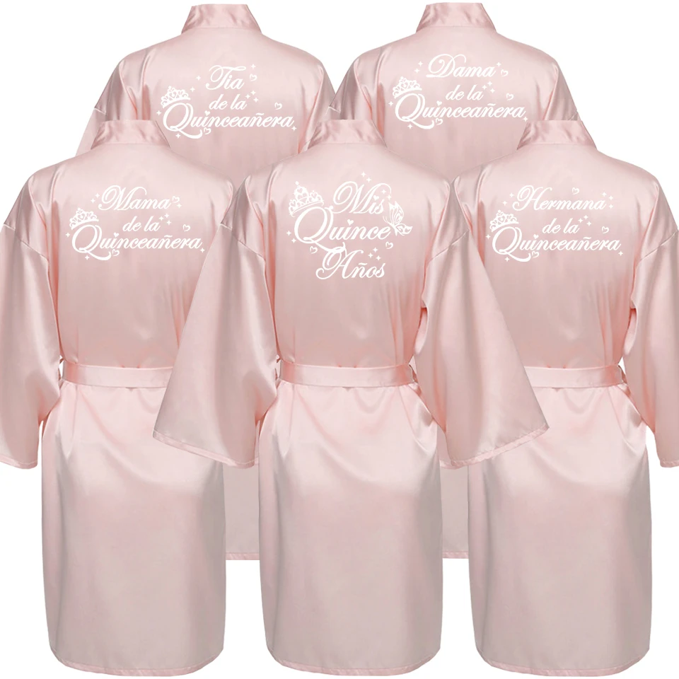 لافندر Mis15 Años رداء 15 سنة فتاة حفلة عيد ميلاد الجلباب Quinceanera رداء Mis XV البشكير ثوب نوم حريري #3