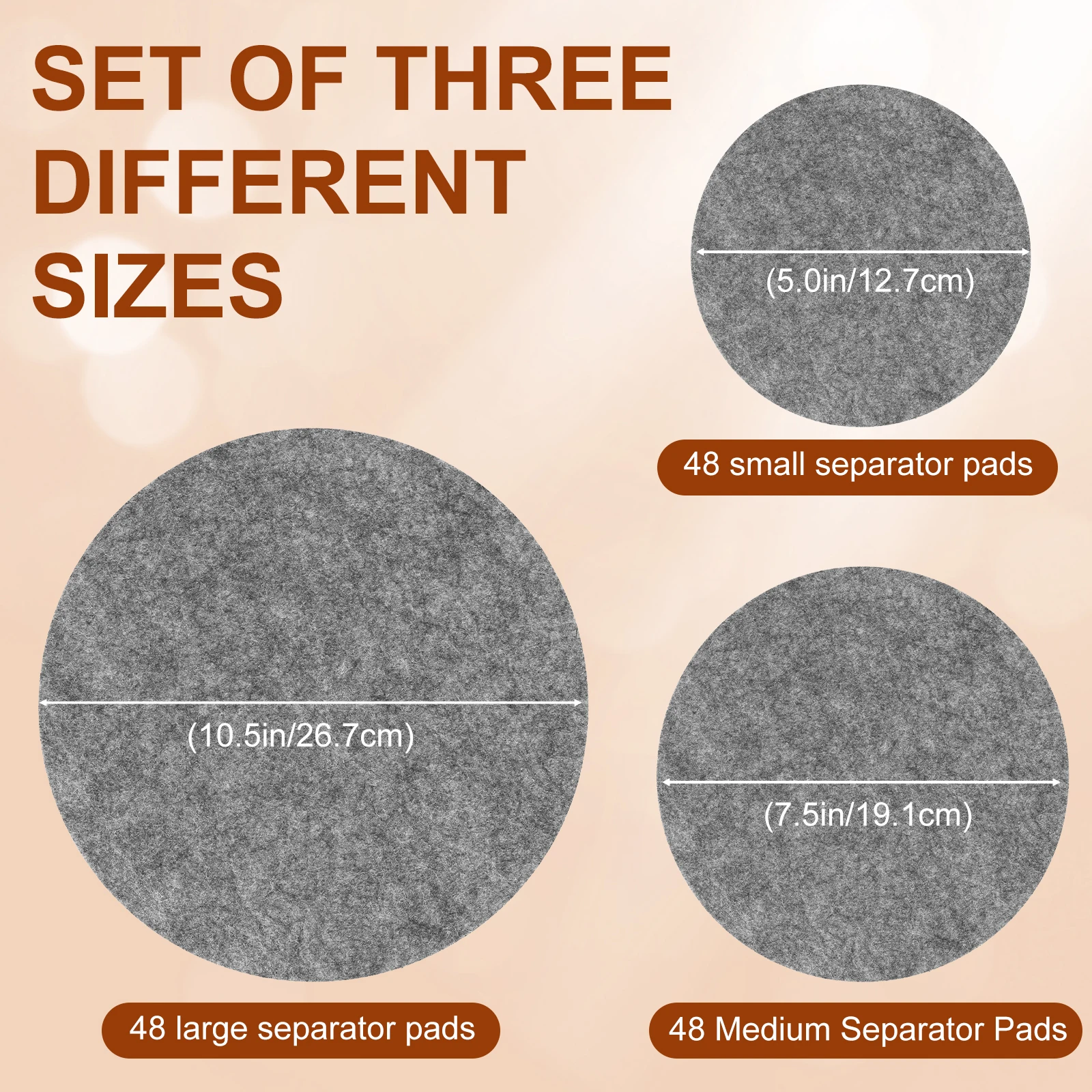 Plate Storage Dividers Cuttable Felt Tableware Separators Foldable Dish Storage Protectors for Glassware Procelain Frying Pans