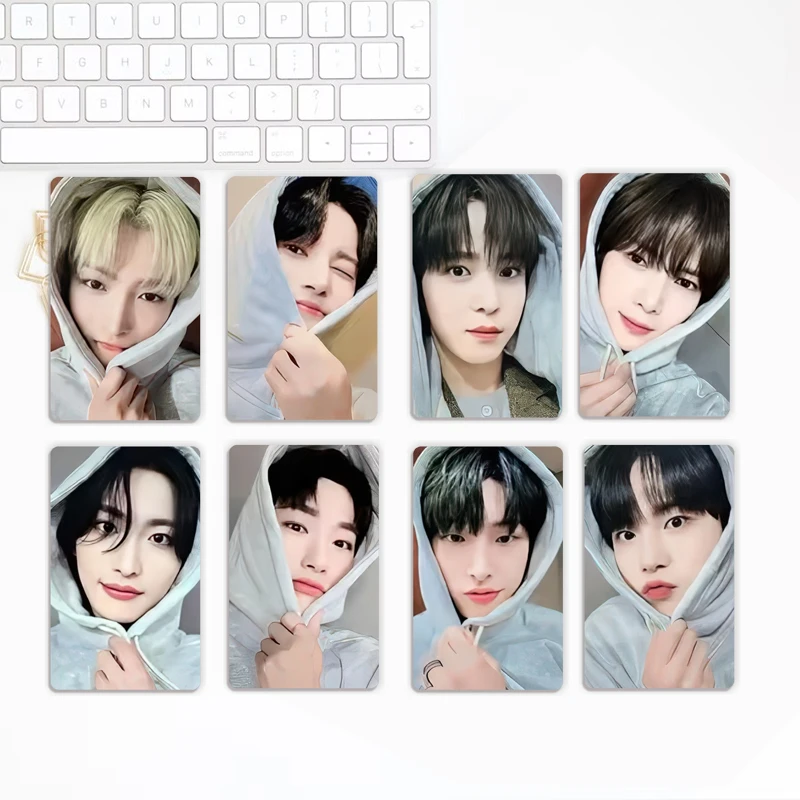 

8 шт./лот фотокарта KPOP ATEEZ WM Lucky фотокарта ЛОМО надувная Высокое качество HD Коллекционный подарок K-pop праздничный альбом открытка