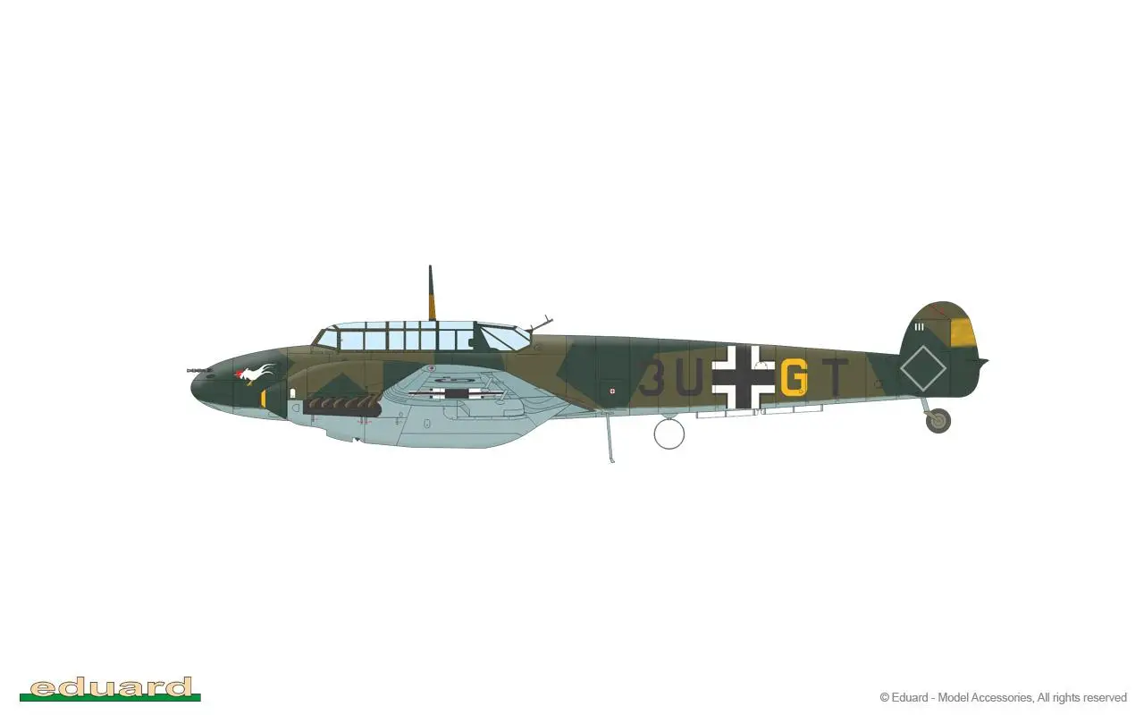 Eduard 8209 1/48 Bf110C Profipack (Plastic model)