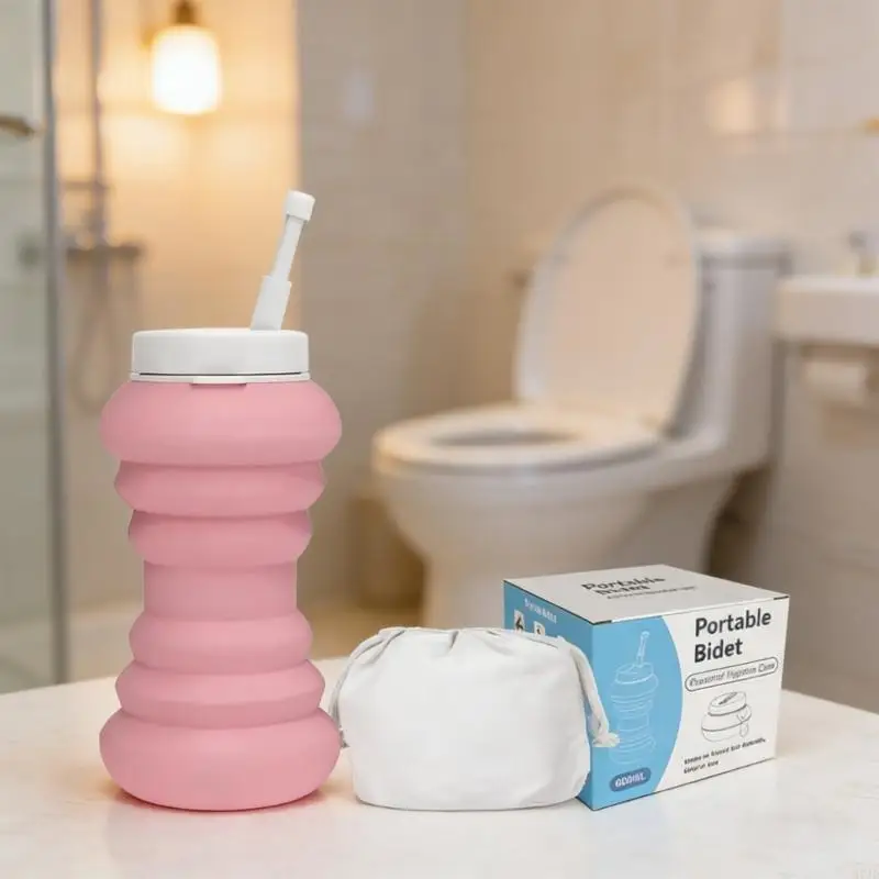 

Portable Handheld Bidet For Women With 600ml Water Capacity Foldable Design And ABS Nozzle Perfect For Travel And Home Use 37JD