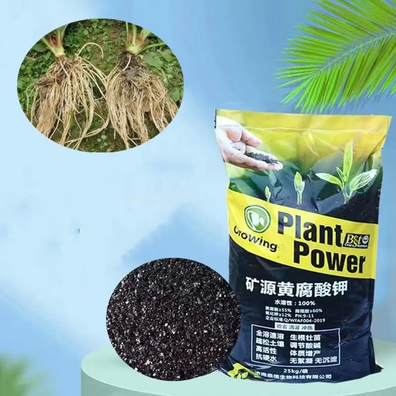 500g Mineral Source Potassium Fulvate Full Water Soluble Fertilizer DIY To Promote Rooting To Improve Soil Plant Fertilizer