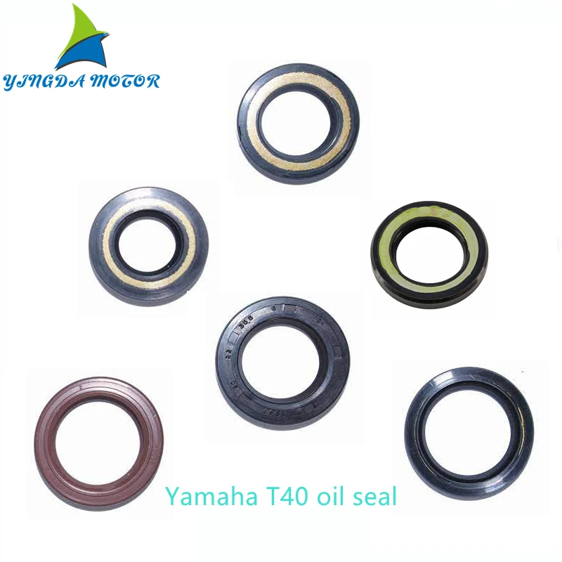 93102-35008，93102-30M56，93101-16001，650-44147-00，Oil Seal for Yamaha Outboard Boat Part 40HP 40J Crankshaft/Water Pump/Blade