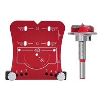 A96I-35Mm Woodworking Hinge Hole Opener Punch Tool,Punch Locator And Limiting Frame,Drilling And Mounting Of Hinges