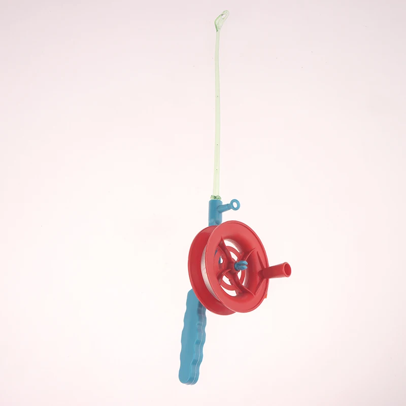 Children Kite Cartoon Foldable Mini Plastic Toys Kite With Hand Brake Fishing Rod For Kids Outdoor Fun Toy For Family Gathering