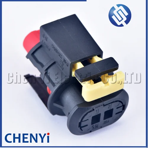 Imagen 2 del producto Conector impermeable automotriz de 2 pines enchufe de arnés de válvula electromagnética VVT 1- 284556 -1 55567050   Para Chevrolet Opel GM