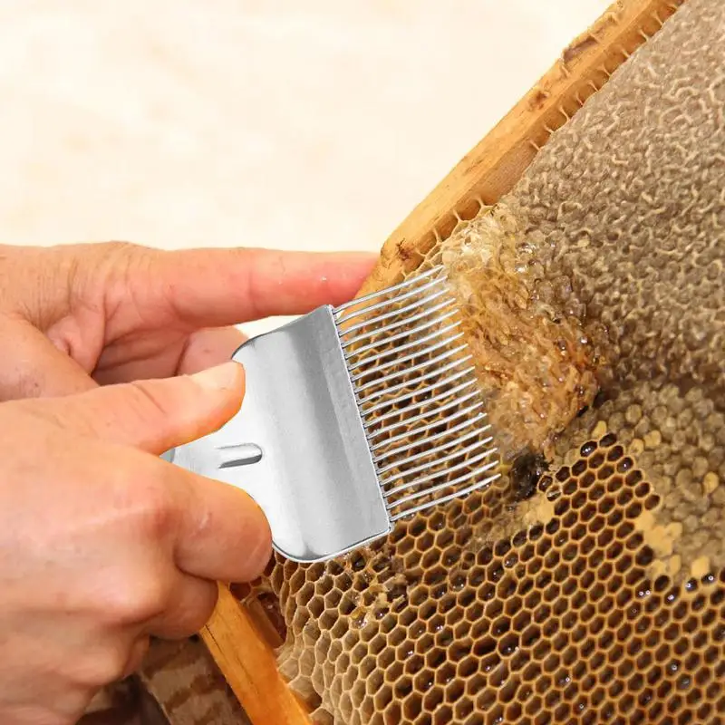 honey fork nest spleen scraper Stainless Steel Honey Scraper Shovel Portable Design Bee Keeping Tool For Cutting The Hive