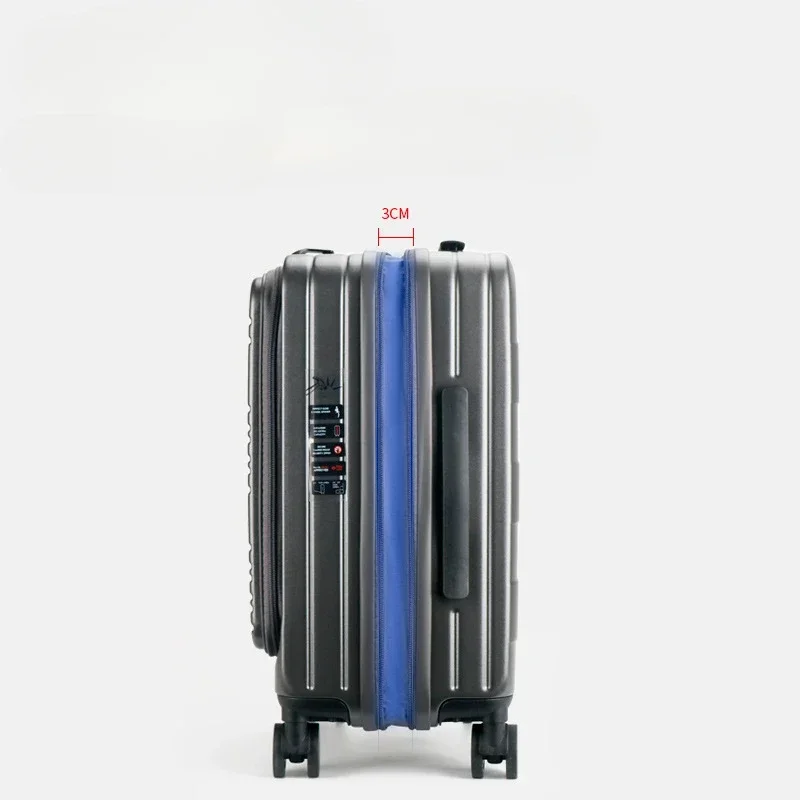 Large Capacity Travel Suitcase Rolling Luggage Suitcase Zipper Trolley Case Combination Lock Travel Suitcases with Wheels