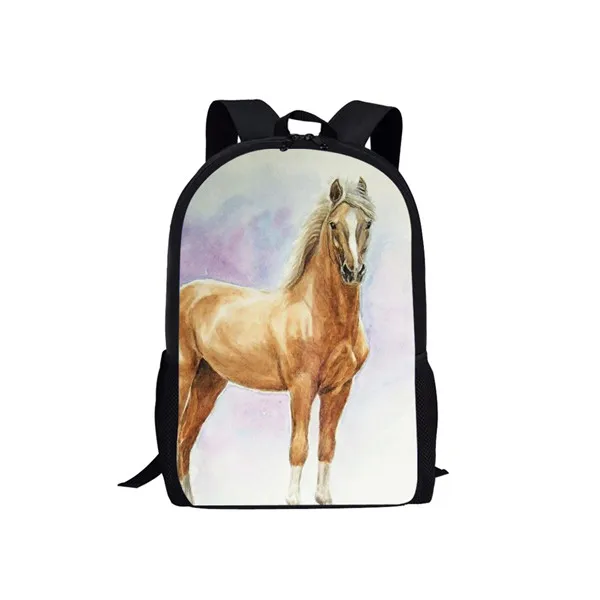 Bellissimo modello di cavallo ragazzi ragazze zaino torna a scuola borse regalo carino bambini zaino Bookbag viaggio zaino di grande capacità