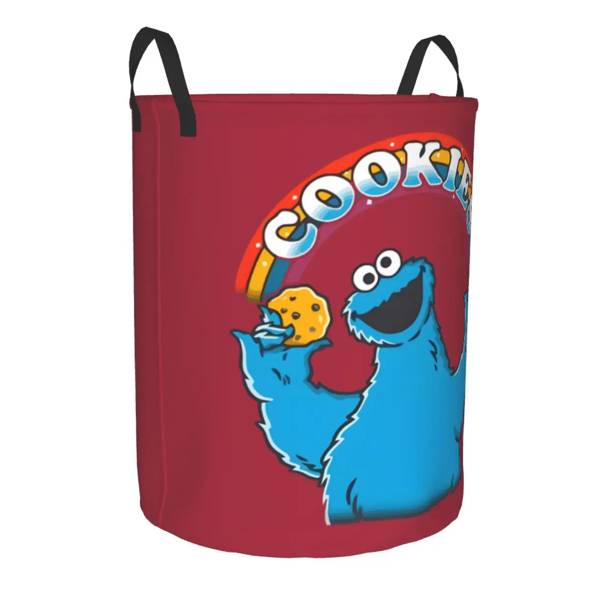 Custom Cookie Lover Baking Cookie Baker Candy Laundry Basket Collapsible Monster Toy Clothes Hamper Storage Bin for Kids Nursery