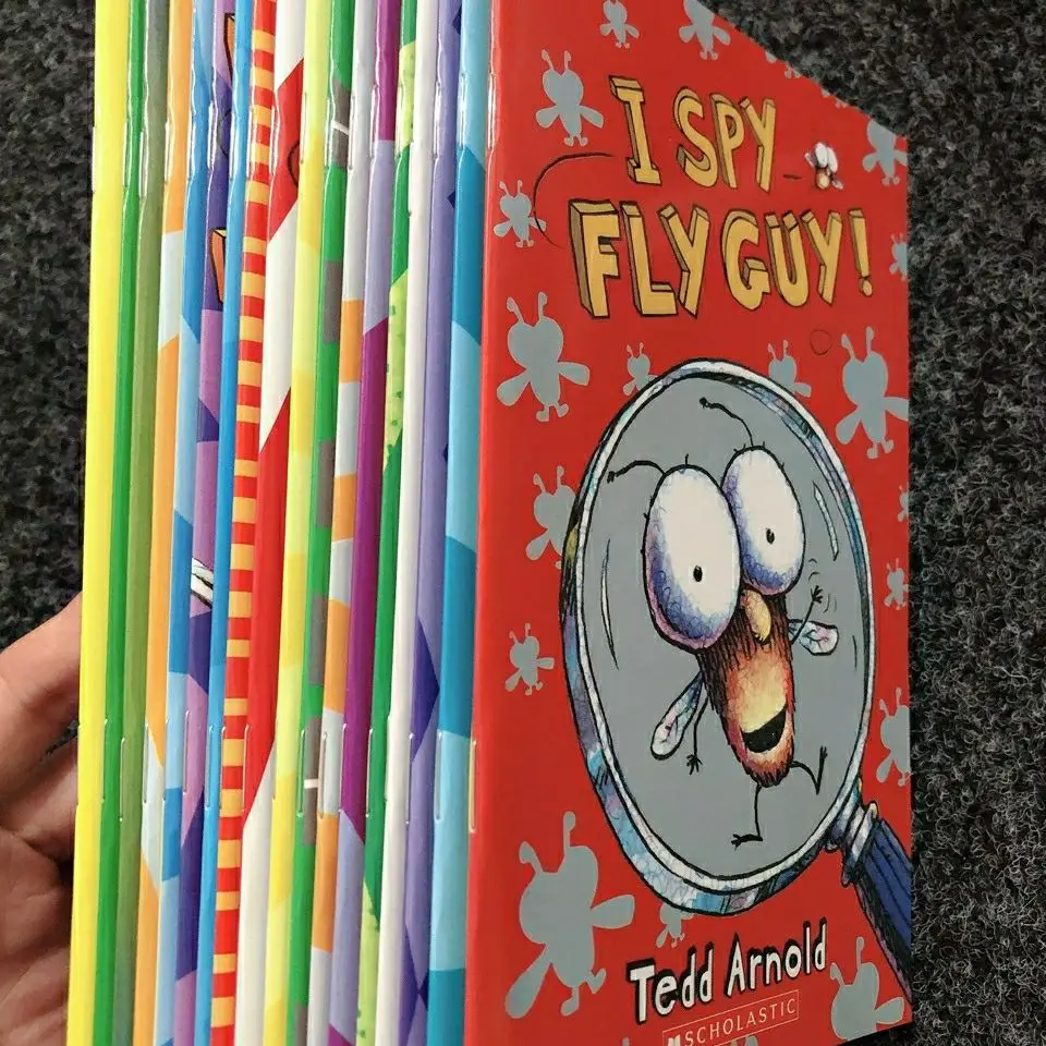 21Books/set Fly Guy Set Phonics English Picture Books I Can Read Children Story Book Early Educaction Pocket Reading Book