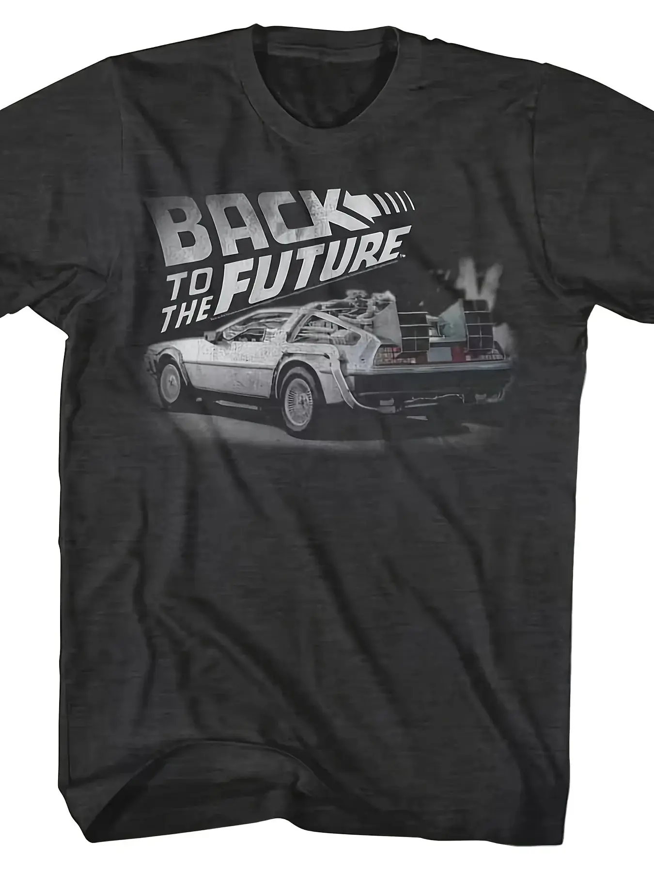 Camisetas estilo Delorean Time Machine de los años 80, camiseta vintage con estampado gráfico temático de 'Back To The Future', camiseta unisex para todas las estaciones